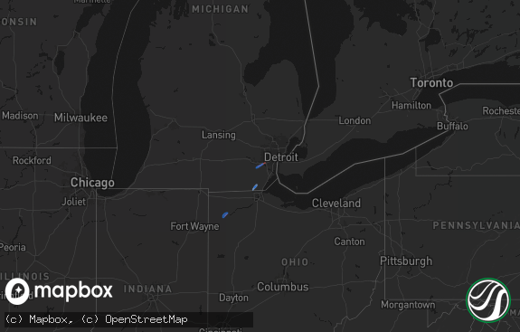 Hail map preview on 04-04-2026