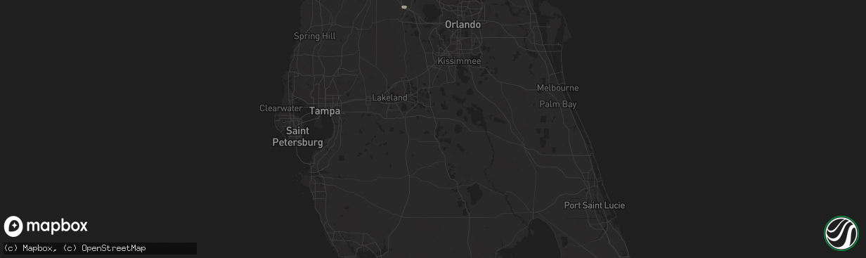 Hail map in Punta Gorda, FL on April 5, 2011