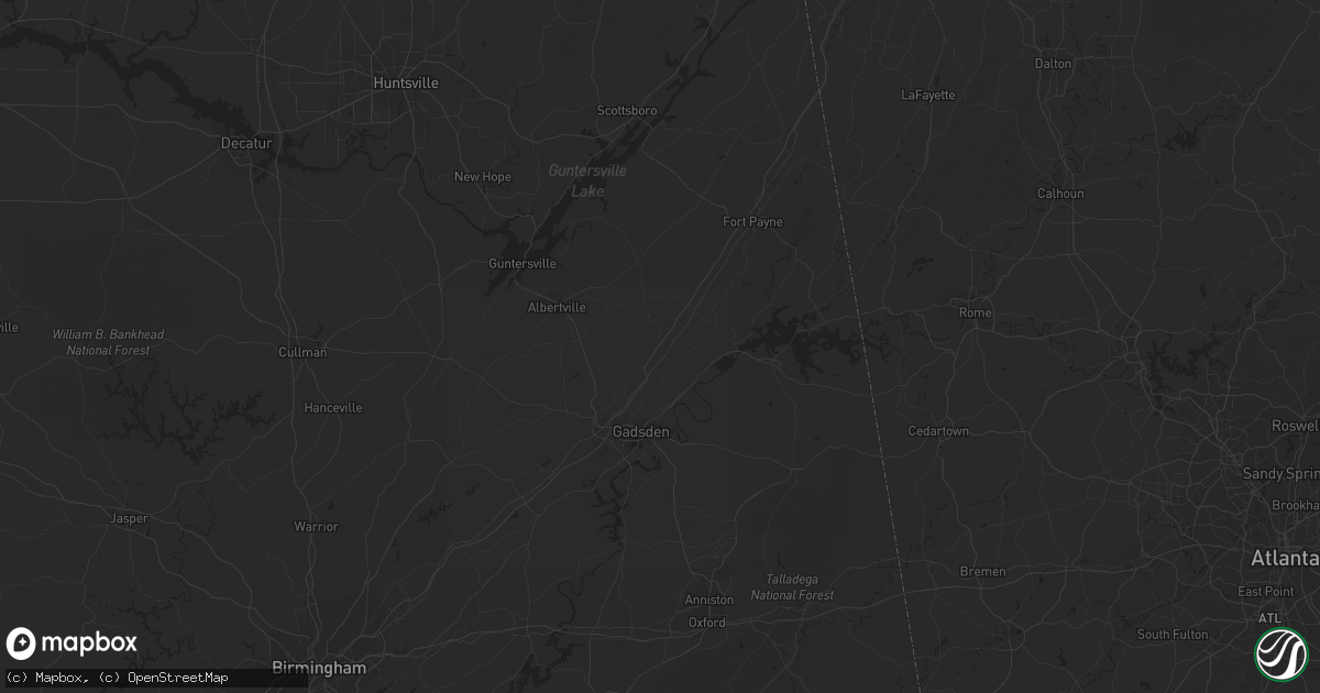 Hail map in Campobello, SC on April 5, 2012