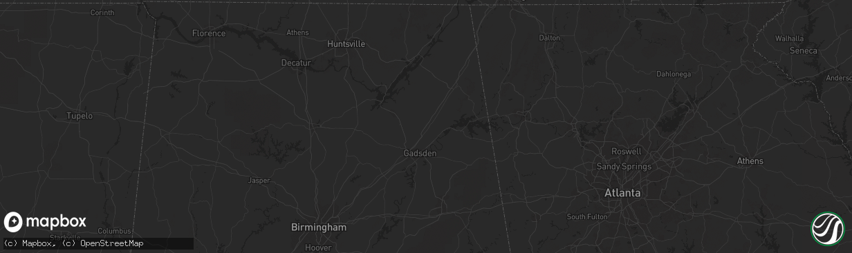 Hail map in Greer, SC on April 5, 2012