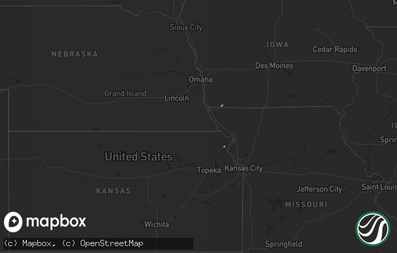 Hail map preview on 04-05-2016