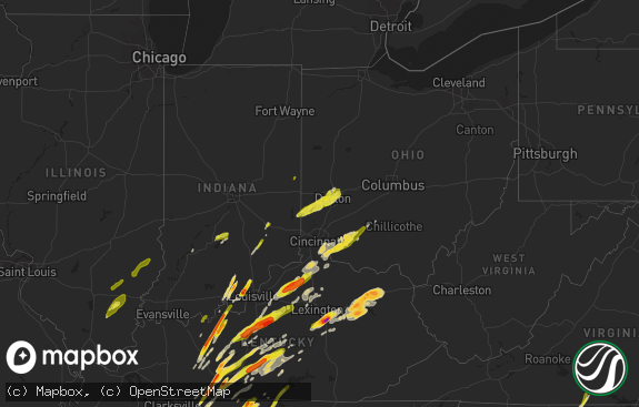 Hail map preview on 04-05-2017