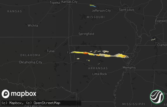 Hail map preview on 04-05-2022