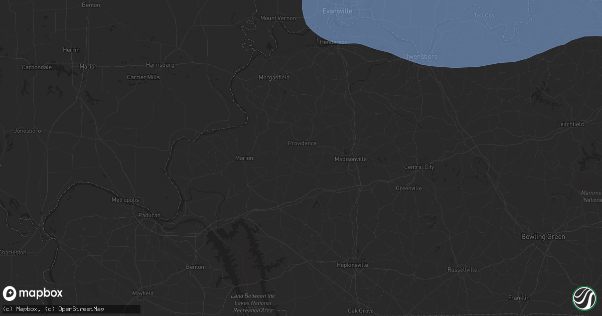 Hail map in Lebanon, TN on April 5, 2023