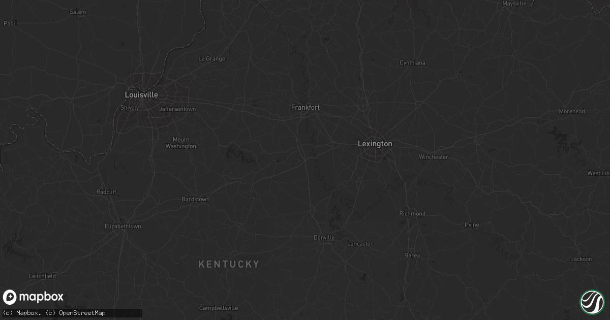 Hail map in Mulberry, AR on April 5, 2023