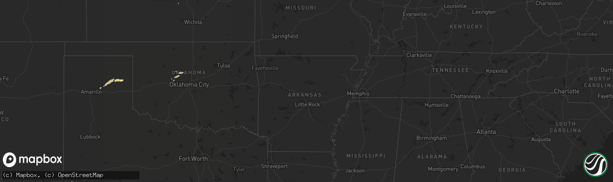 Hail map in Nebraska on April 6, 2012