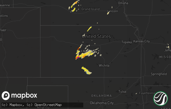 Hail map preview on 04-06-2021