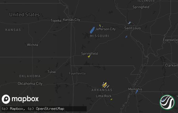 Hail map preview on 04-07-2021