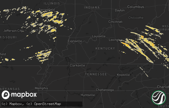 Hail map preview on 04-08-2011