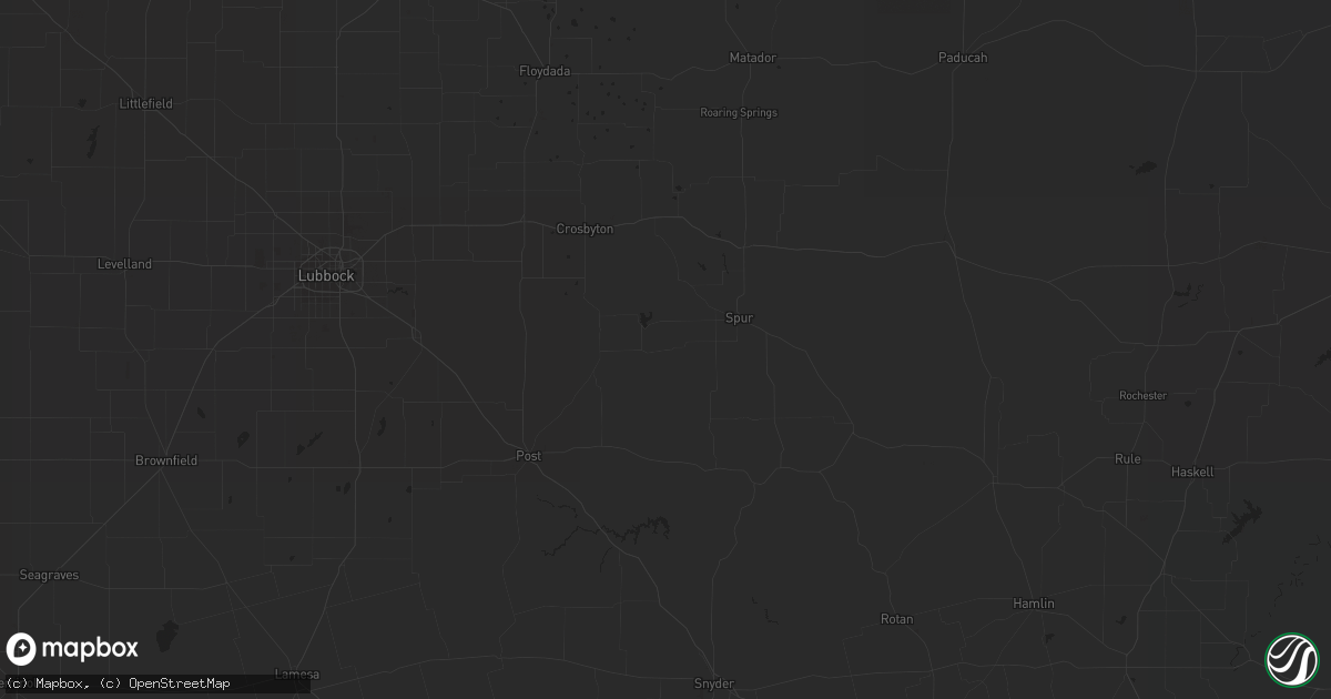 Hail map in Athens, TX on April 8, 2012