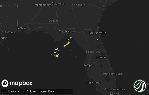Hail map preview on 04-09-2018