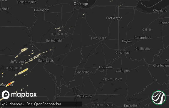 Hail map preview on 04-10-2011