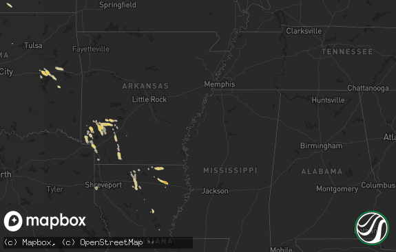 Hail map preview on 04-10-2012