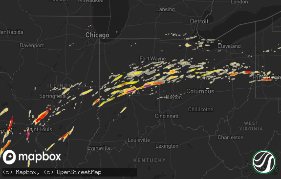 Hail map preview on 04-10-2013