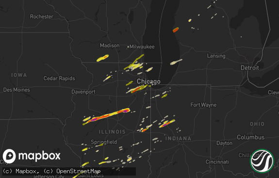 Hail map preview on 04-10-2017