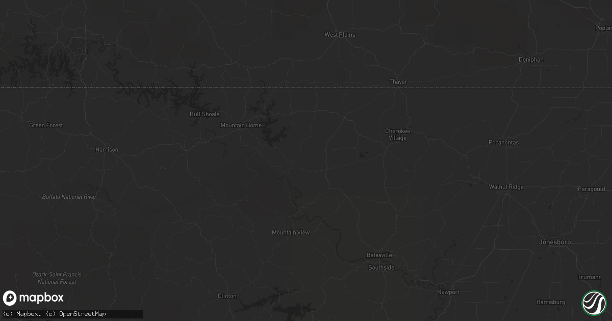 Hail map in Scott, OH on April 10, 2023