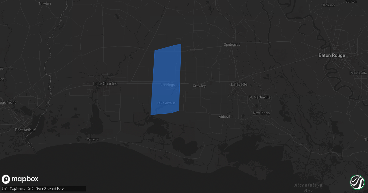 Hail map in Morse, LA on April 10, 2024