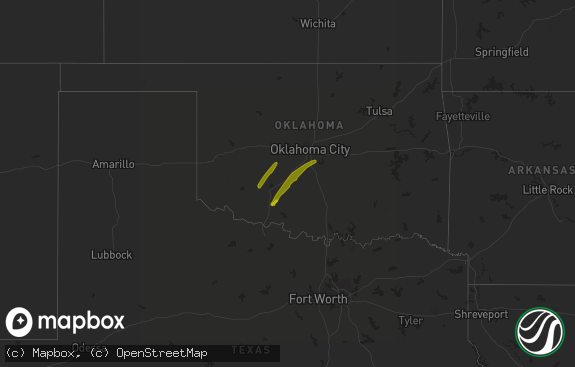 Hail map preview on 04-11-2010