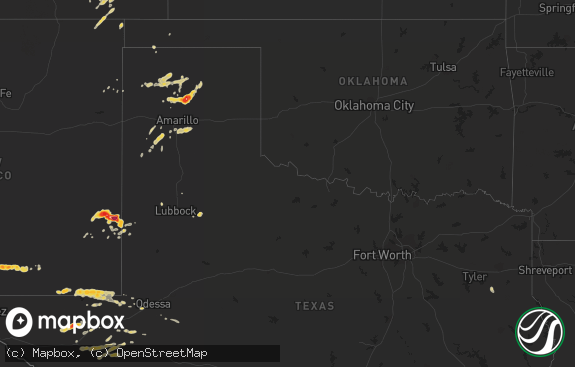 Hail map preview on 04-11-2012