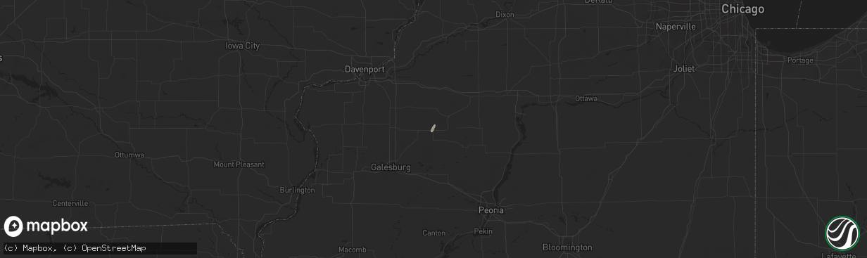 Hail map in Galva, IL on April 11, 2019