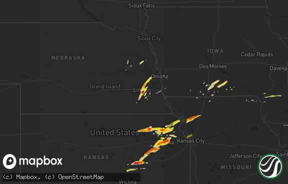 Hail map preview on 04-11-2020