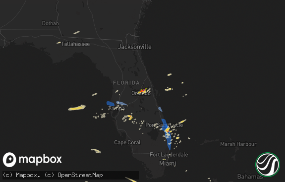 Hail map preview on 04-11-2021