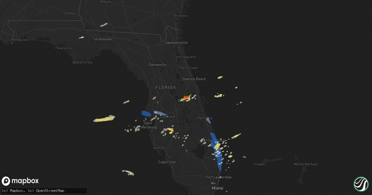 Hail map on April 11, 2021