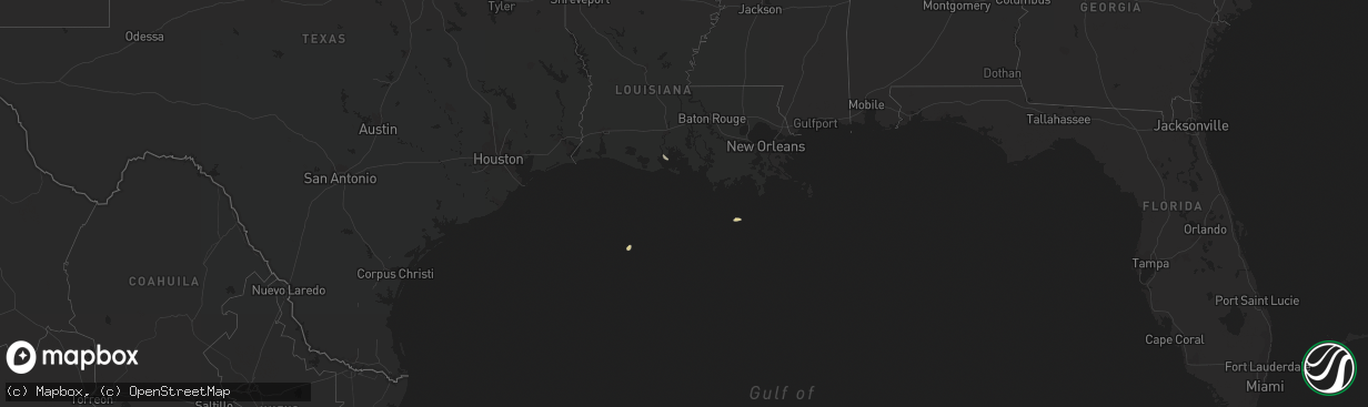 Hail map on April 11, 2023