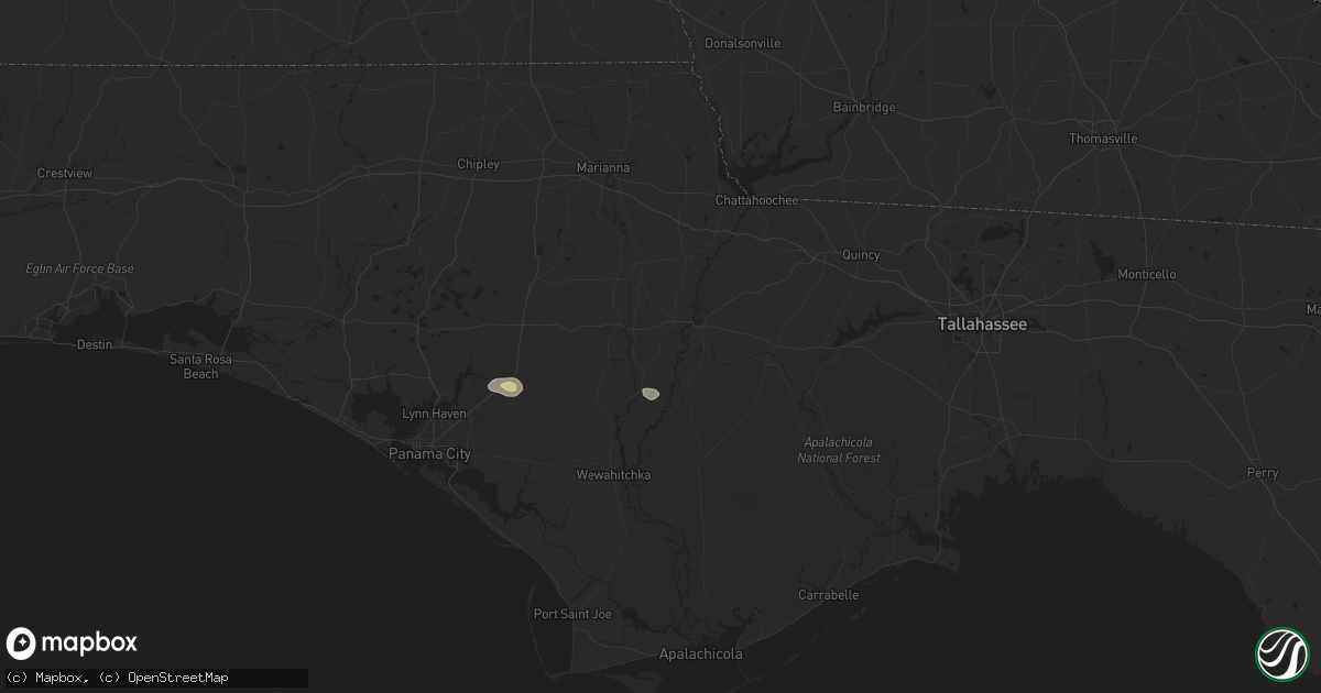 Hail map in Blountstown, FL on April 11, 2025