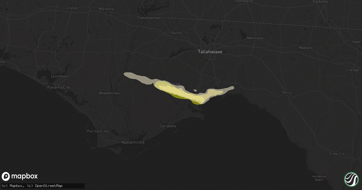 Hail map in Sopchoppy, FL on April 11, 2025