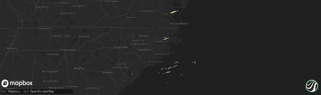 Hail map on April 12, 2013