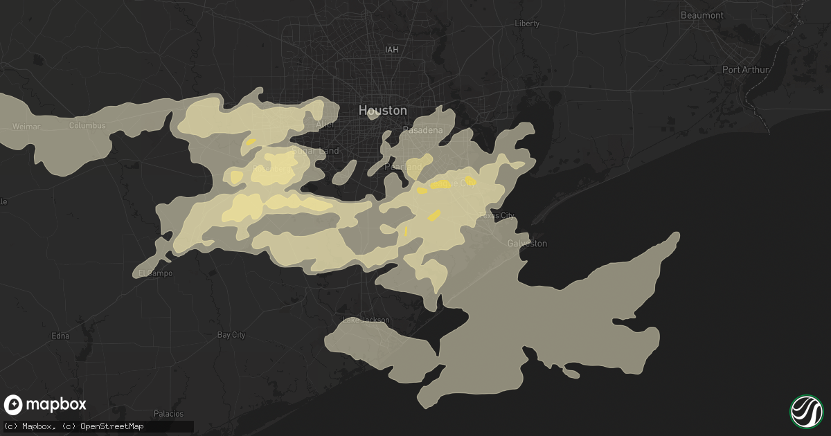 Hail map in Alvin, TX on April 12, 2016