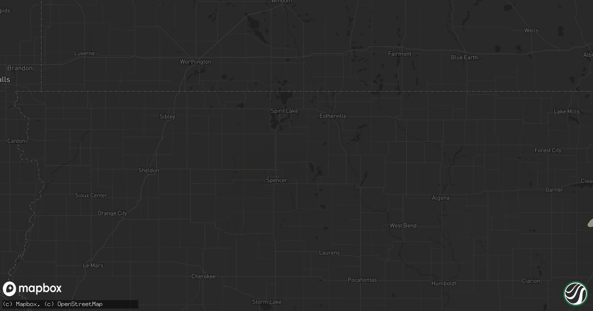 Hail map in Delmont, SD on April 12, 2018