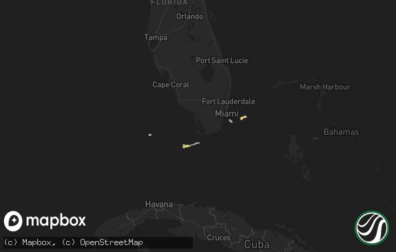 Hail map preview on 04-12-2023