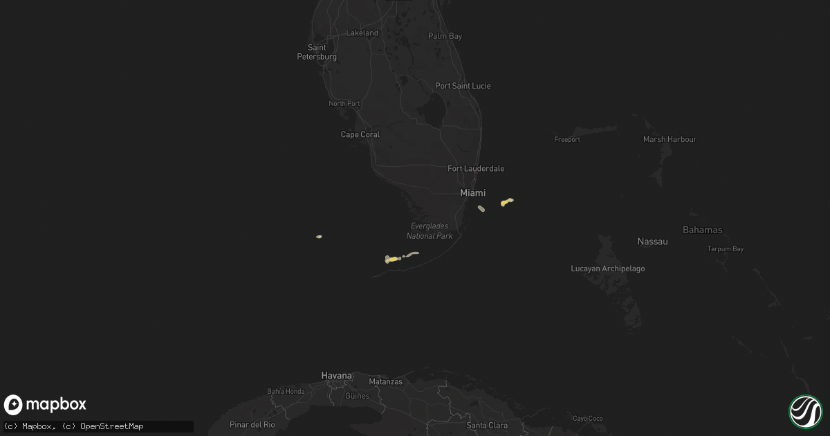 Hail map on April 12, 2023