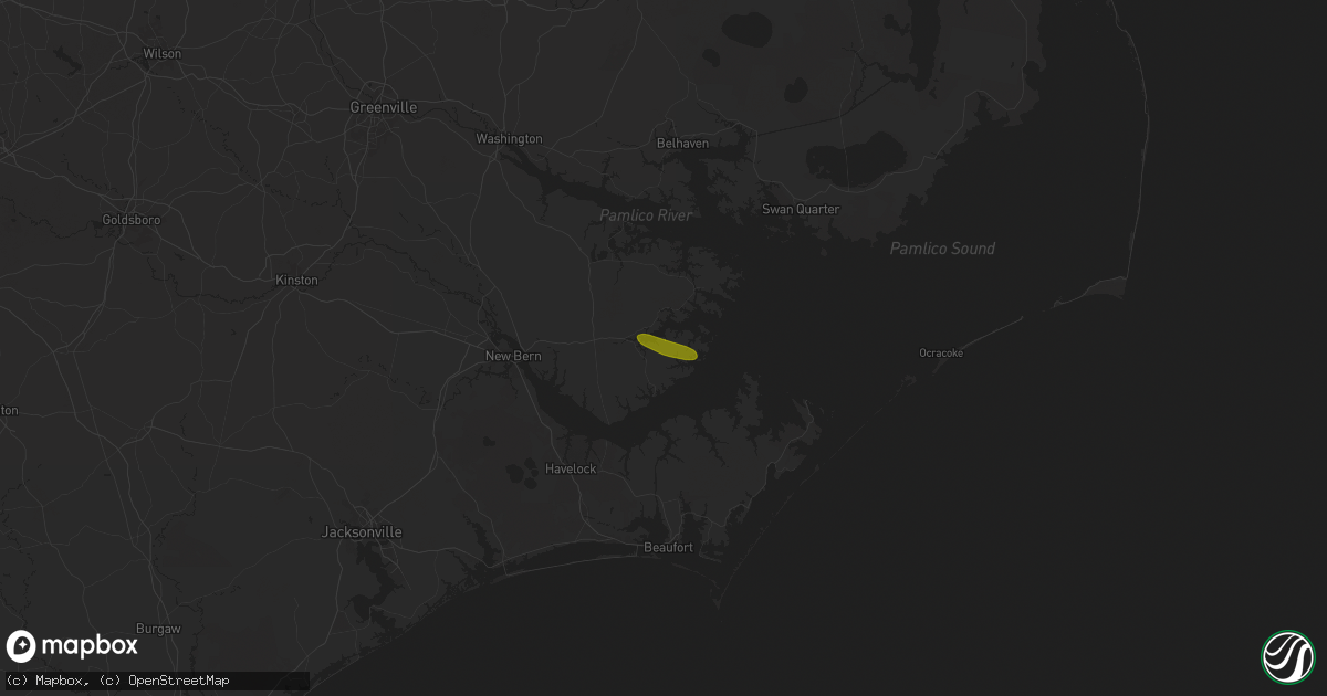 Hail map in Merritt, NC on April 12, 2024