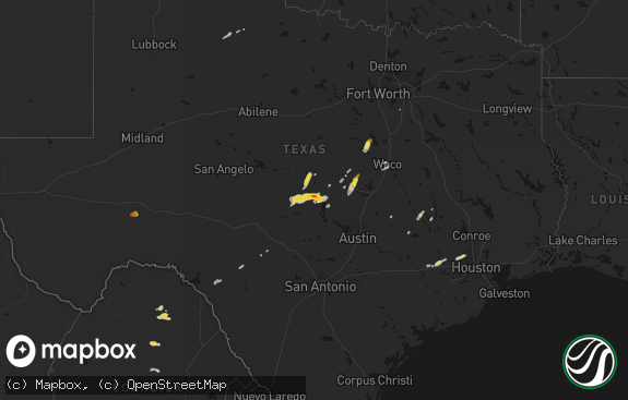 Hail map preview on 04-12-2026