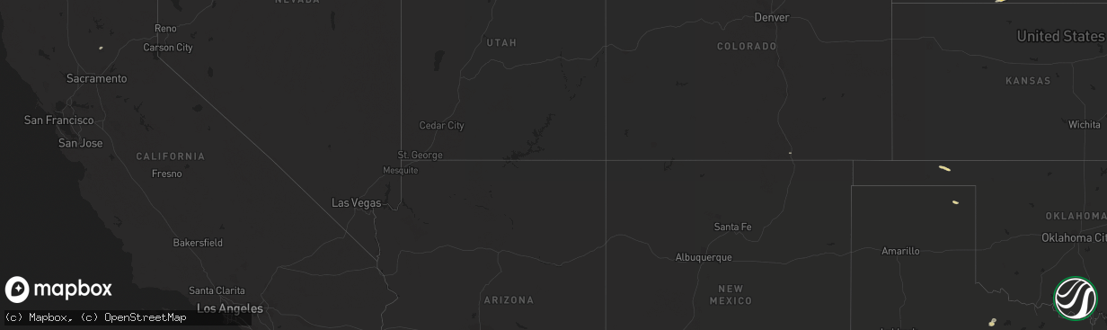 Hail map in Colorado on April 13, 2017