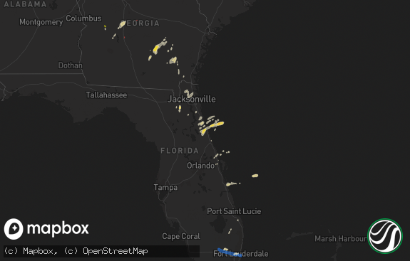 Hail map preview on 04-13-2023