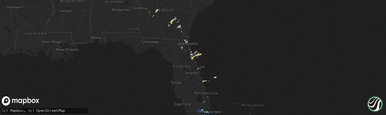 Hail map on April 13, 2023