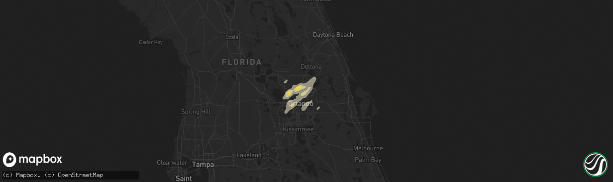 Hail map in Casselberry, FL on April 14, 2013