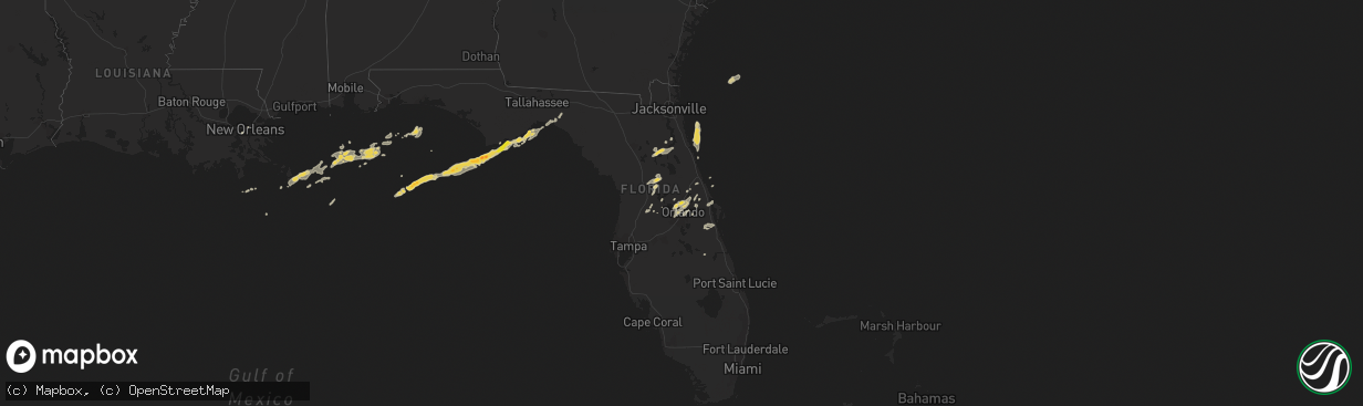 Hail map on April 14, 2013