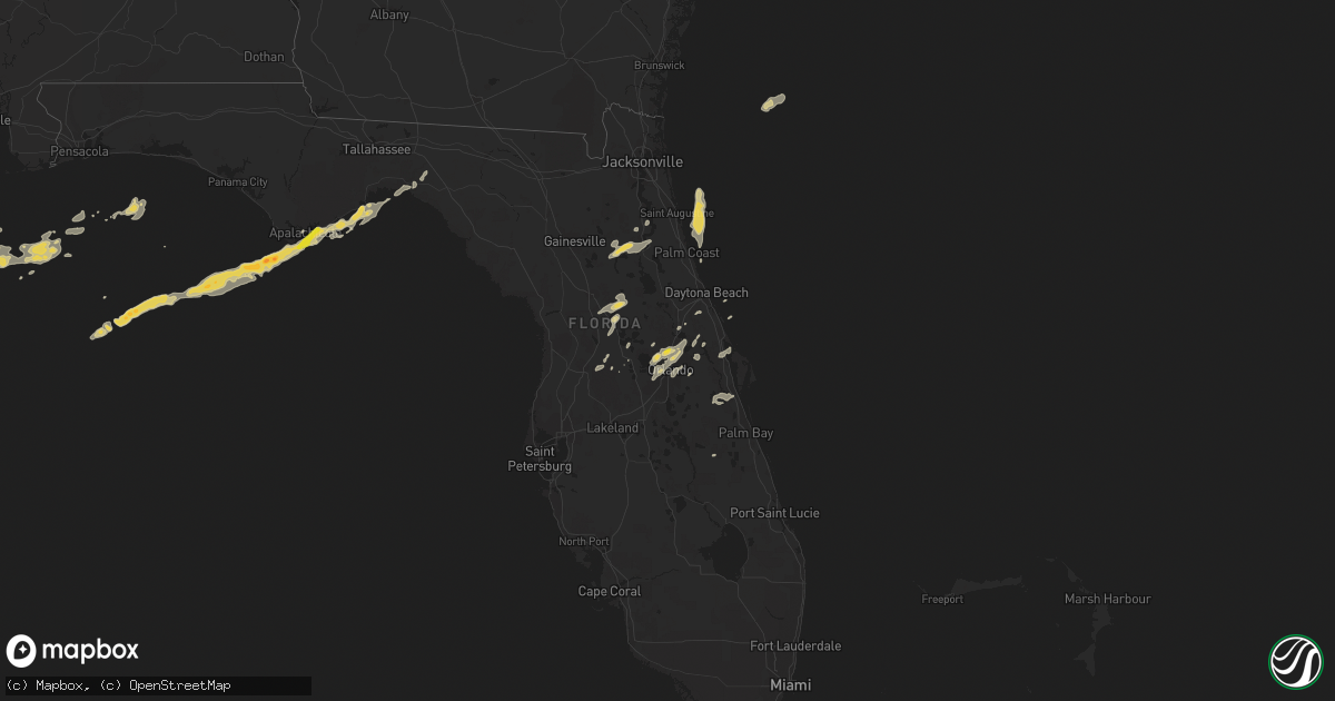 Hail map on April 14, 2013