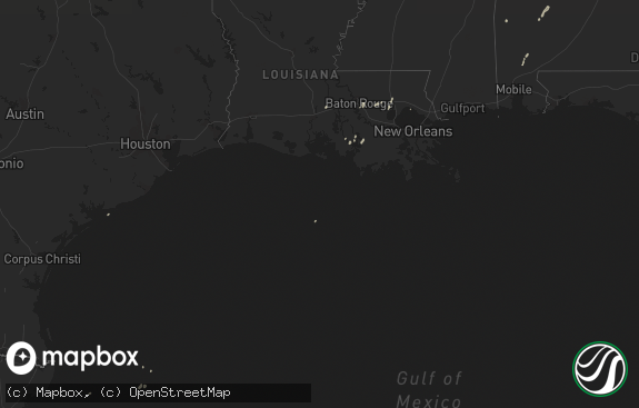 Hail map preview on 04-14-2018