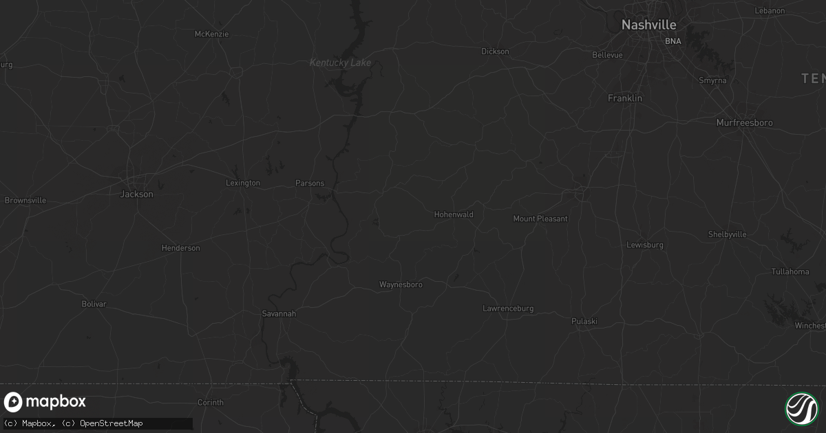Hail map in Auburn, AL on April 15, 2011