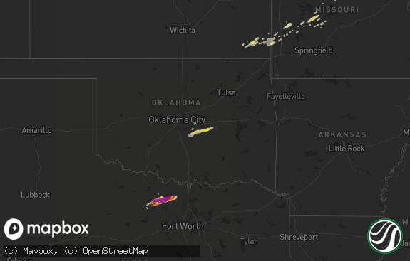 Hail map preview on 04-15-2013