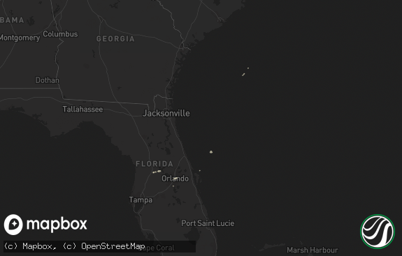 Hail map preview on 04-15-2014