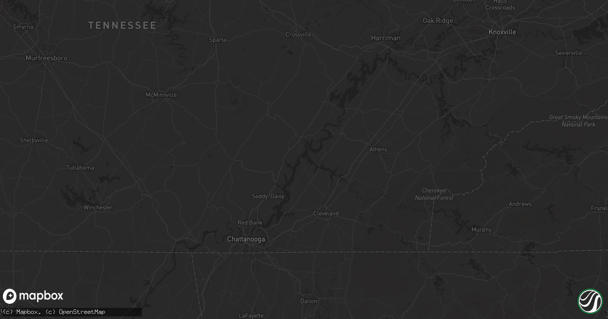 Hail map in Mccomb, MS on April 15, 2023