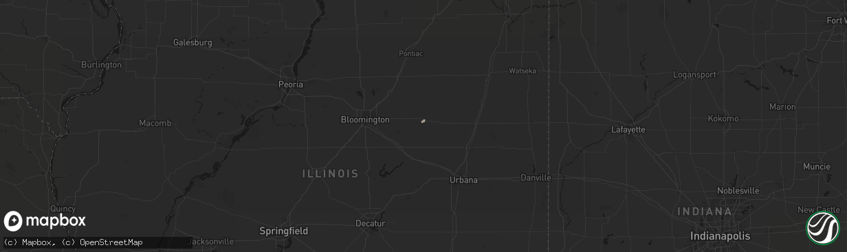 Hail map in Saybrook, IL on April 15, 2026