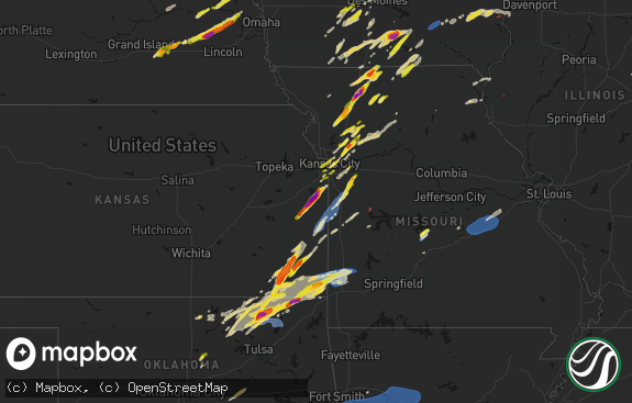Hail map preview on 04-15-2026